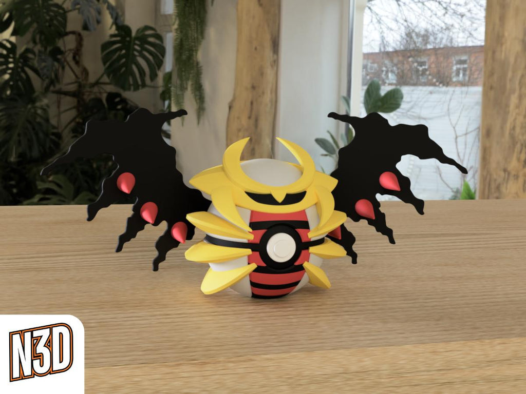 Giratina #0487 Pokémon | 3D Printed N3D Poké Balls with Clicking Button