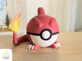 Charmeleon #0005 Pokémon | 3D Printed N3D Poké Balls with Clicking Button