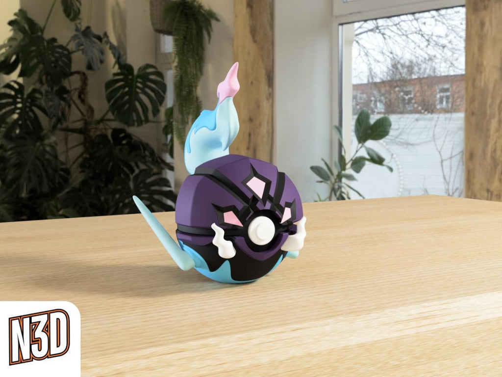 Ceruledge #0937 Pokémon | 3D Printed N3D Poké Balls with Clicking Button