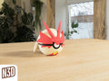 Blaziken #0257 Pokémon | 3D Printed N3D Poké Balls with Clicking Button