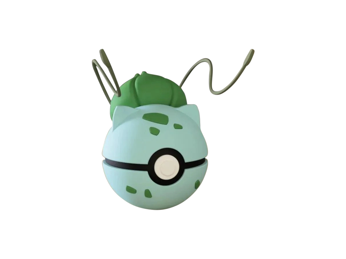 Bulbasaur #0001 Pokémon | 3D Printed N3D Poké Balls with Clicking Button