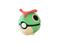 Caterpie #0010 Pokémon | 3D Printed N3D Poké Balls with Clicking Button