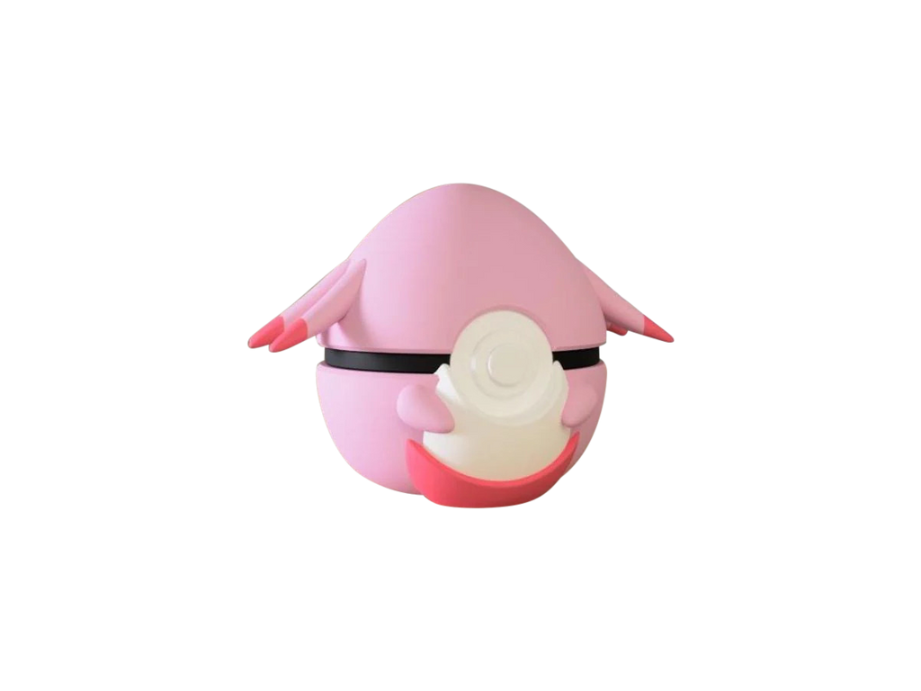 Chansey #0113 Pokémon | 3D Printed N3D Poké Balls with Clicking Button
