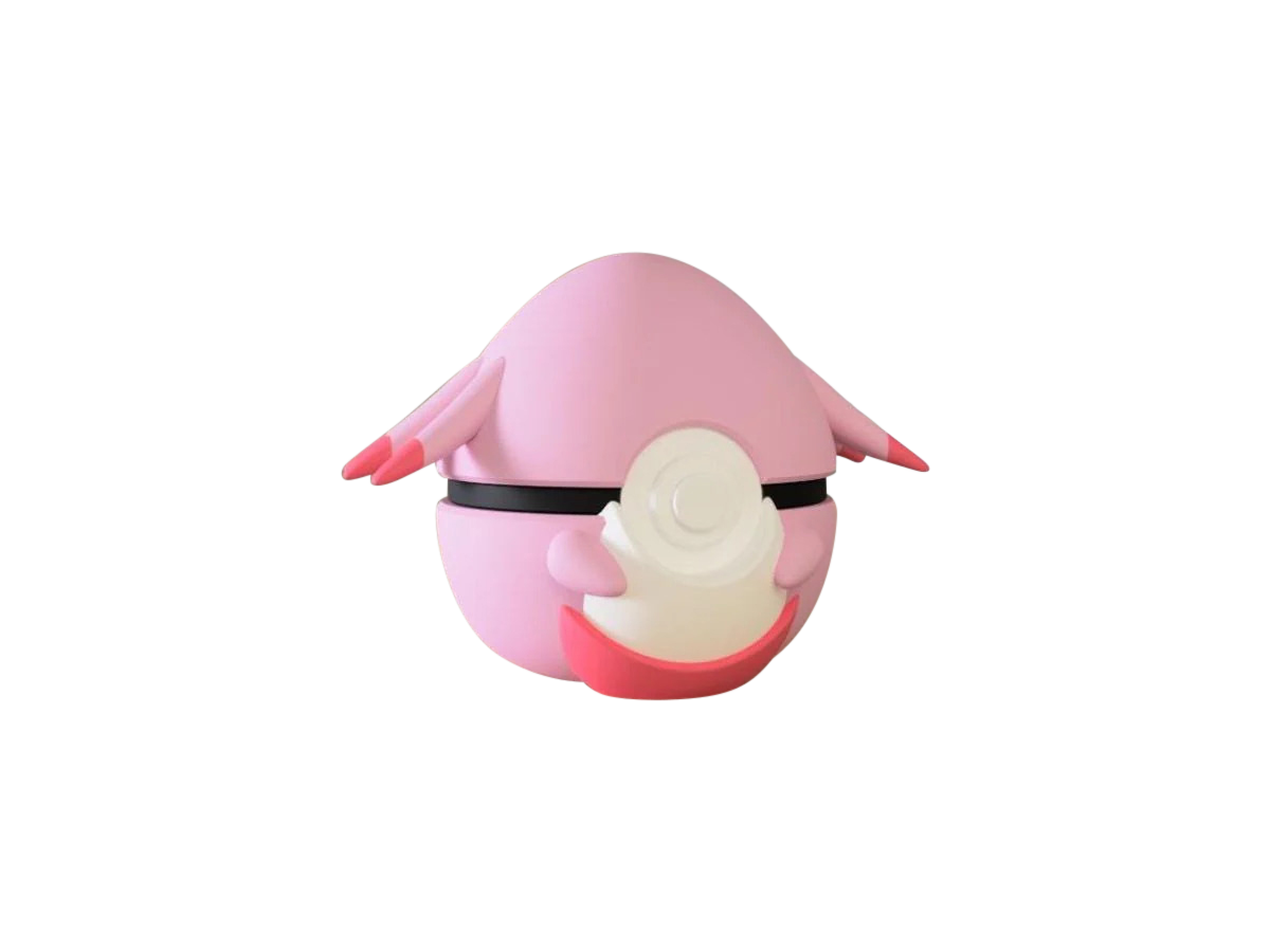 Chansey #0113 Pokémon | 3D Printed N3D Poké Balls with Clicking Button