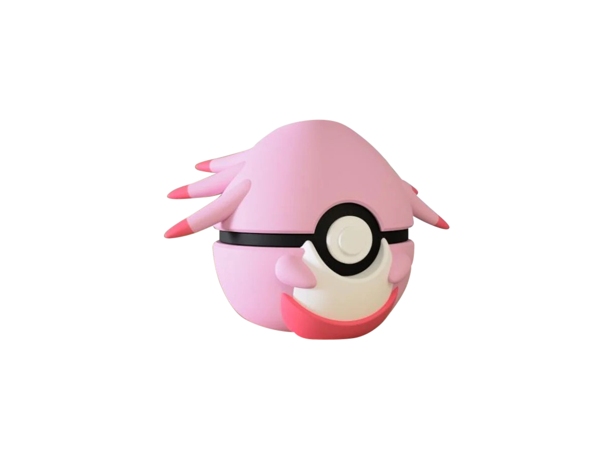 Chansey #0113 Pokémon | 3D Printed N3D Poké Balls with Clicking Button