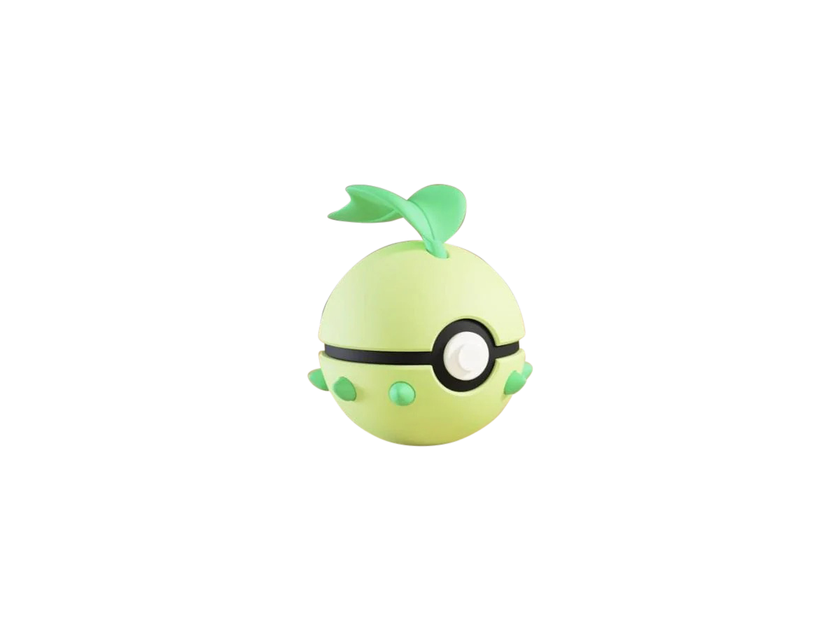 Chikorita #0152 Pokémon | 3D Printed N3D Poké Balls with Clicking Button