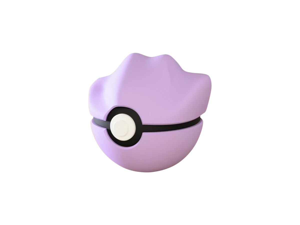 Ditto #0132 Pokémon | 3D Printed N3D Poké Balls with Clicking Button