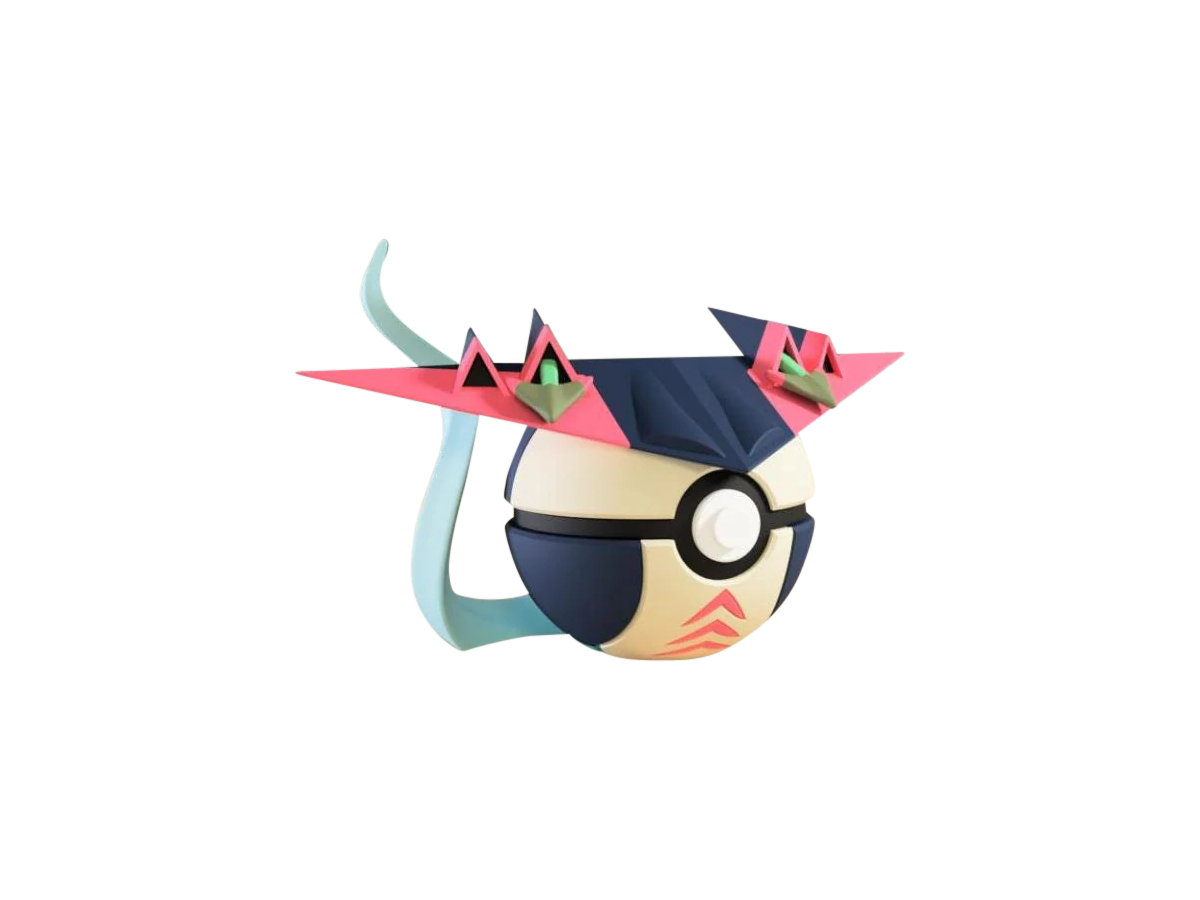 Dragapult #0887 Pokémon | 3D Printed N3D Poké Balls with Clicking Button