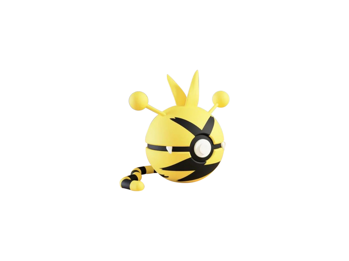 Electabuzz #0125 Pokémon | 3D Printed N3D Poké Balls with Clicking Button