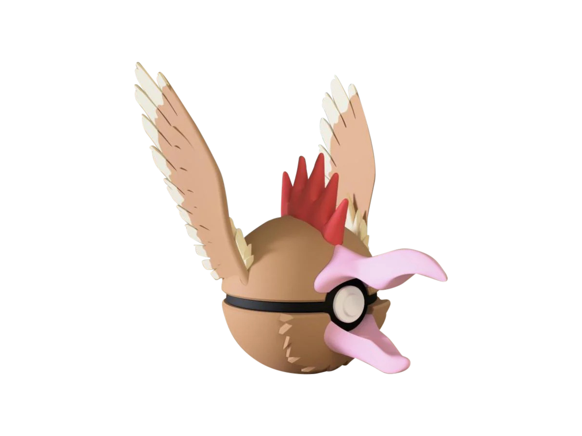 Fearow #0022 Pokémon | 3D Printed N3D Poké Balls with Clicking Button