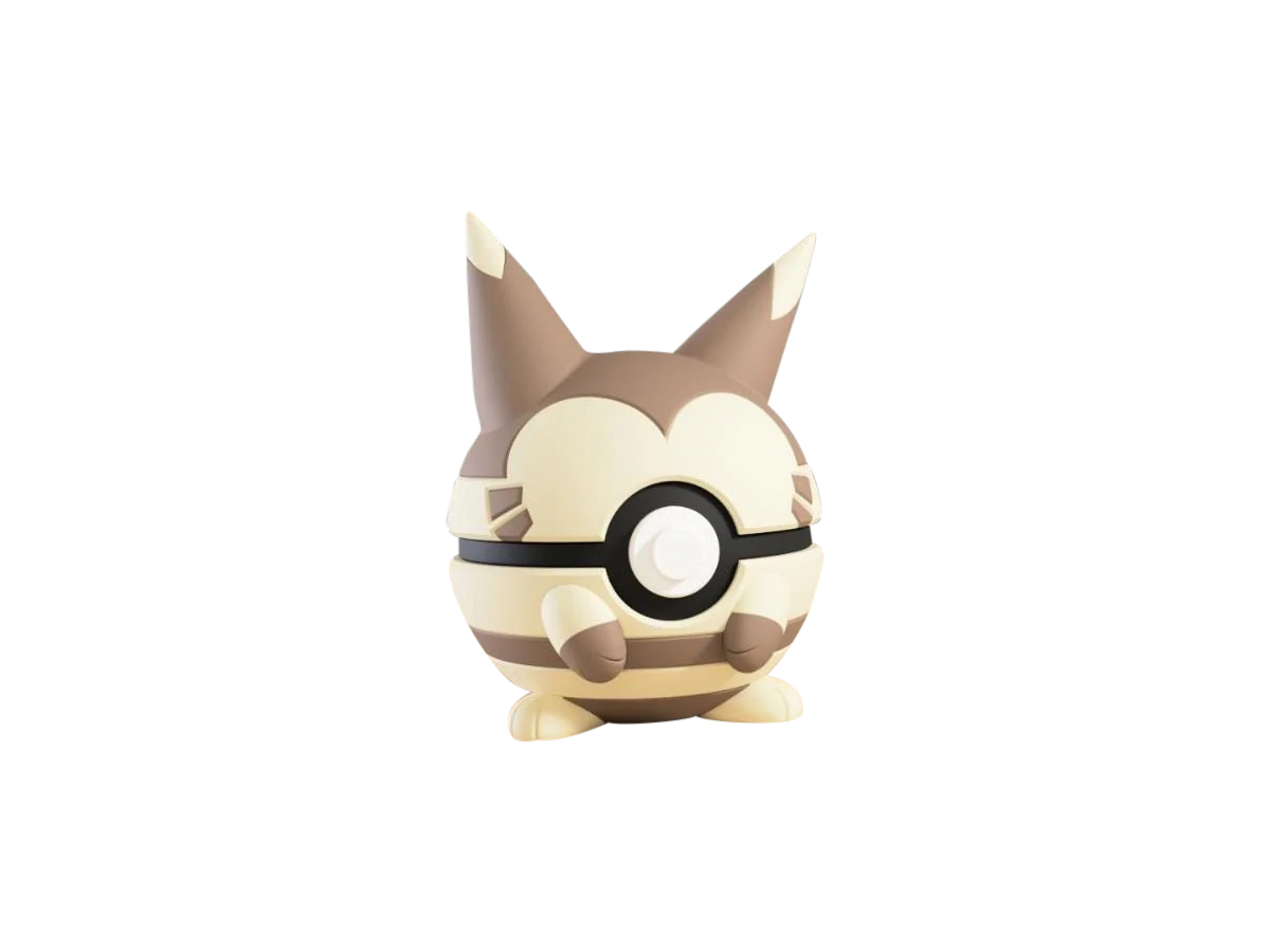 Furret #0162 Pokémon | 3D Printed N3D Poké Balls with Clicking Button