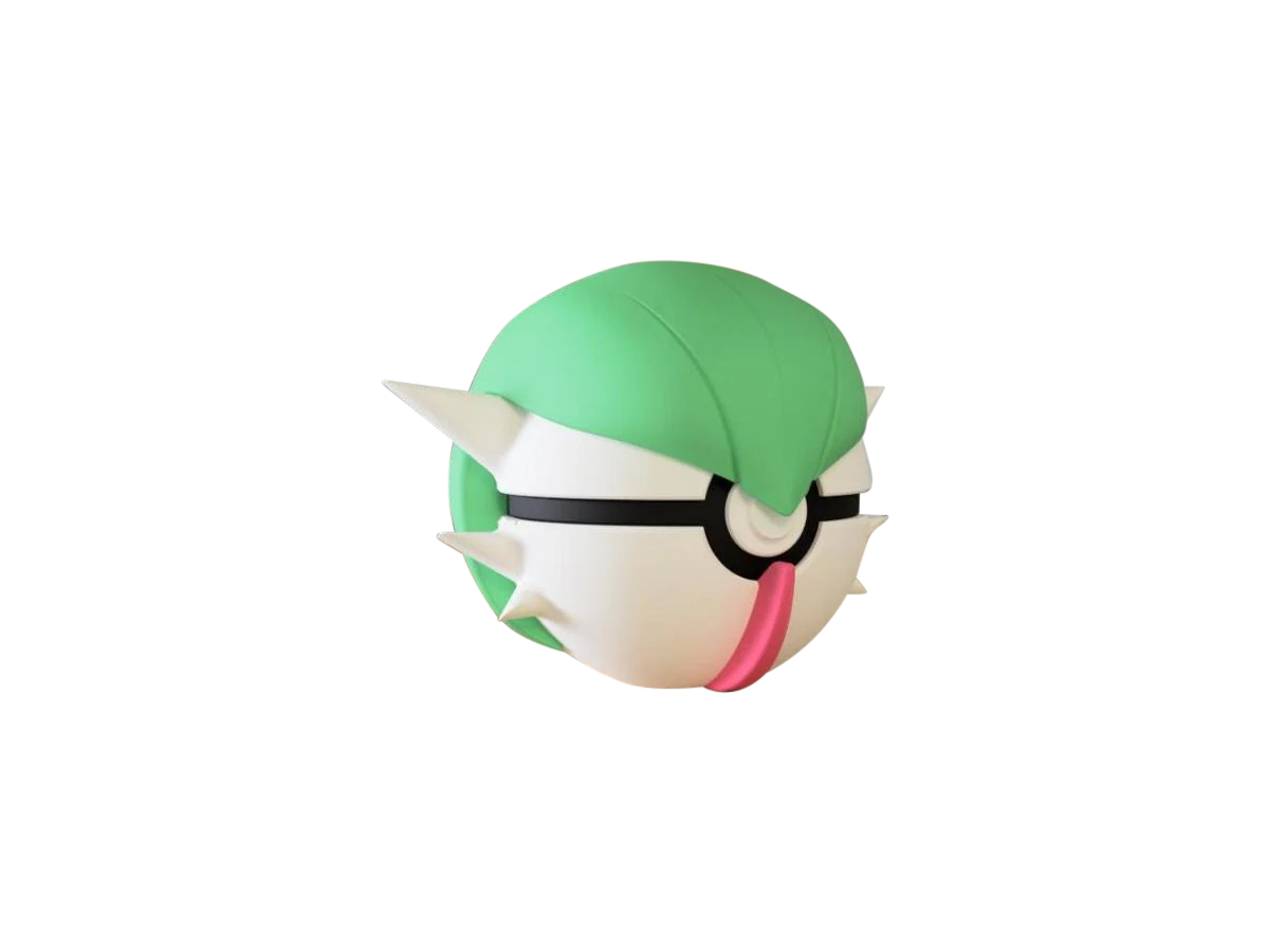 Gardevoir #0282 Pokémon | 3D Printed N3D Poké Balls with Clicking Button