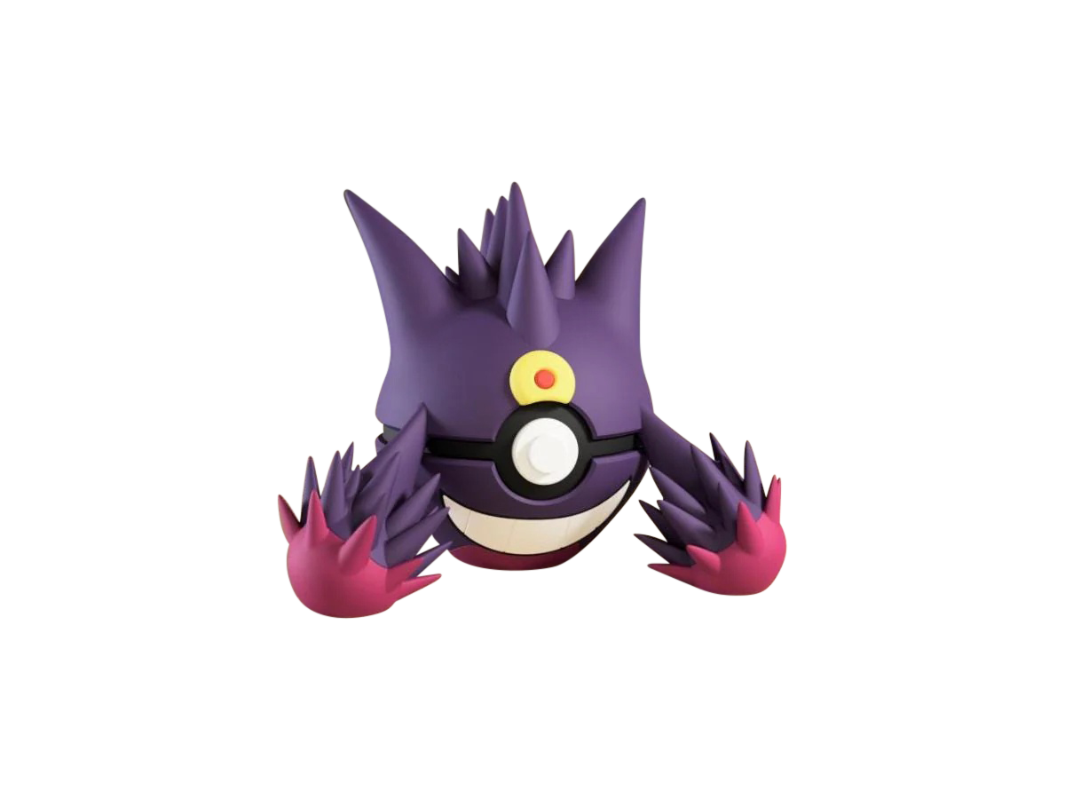 Gengar #0094 Pokémon | 3D Printed N3D Poké Balls with Clicking Button