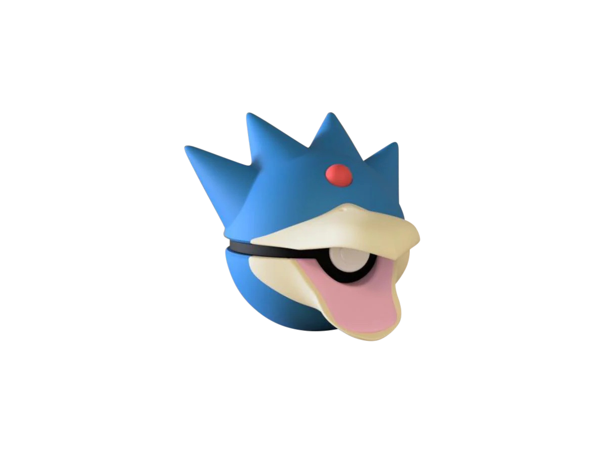 Golduck #0055 Pokémon | 3D Printed N3D Poké Balls with Clicking Button