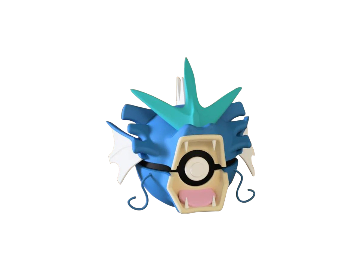 Gyarados #0130 Pokémon | 3D Printed N3D Poké Balls with Clicking Button
