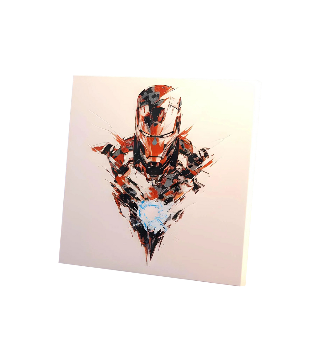 Iron Man – 3D Printed Filament Painting | Multicolor 3D Wall Art
