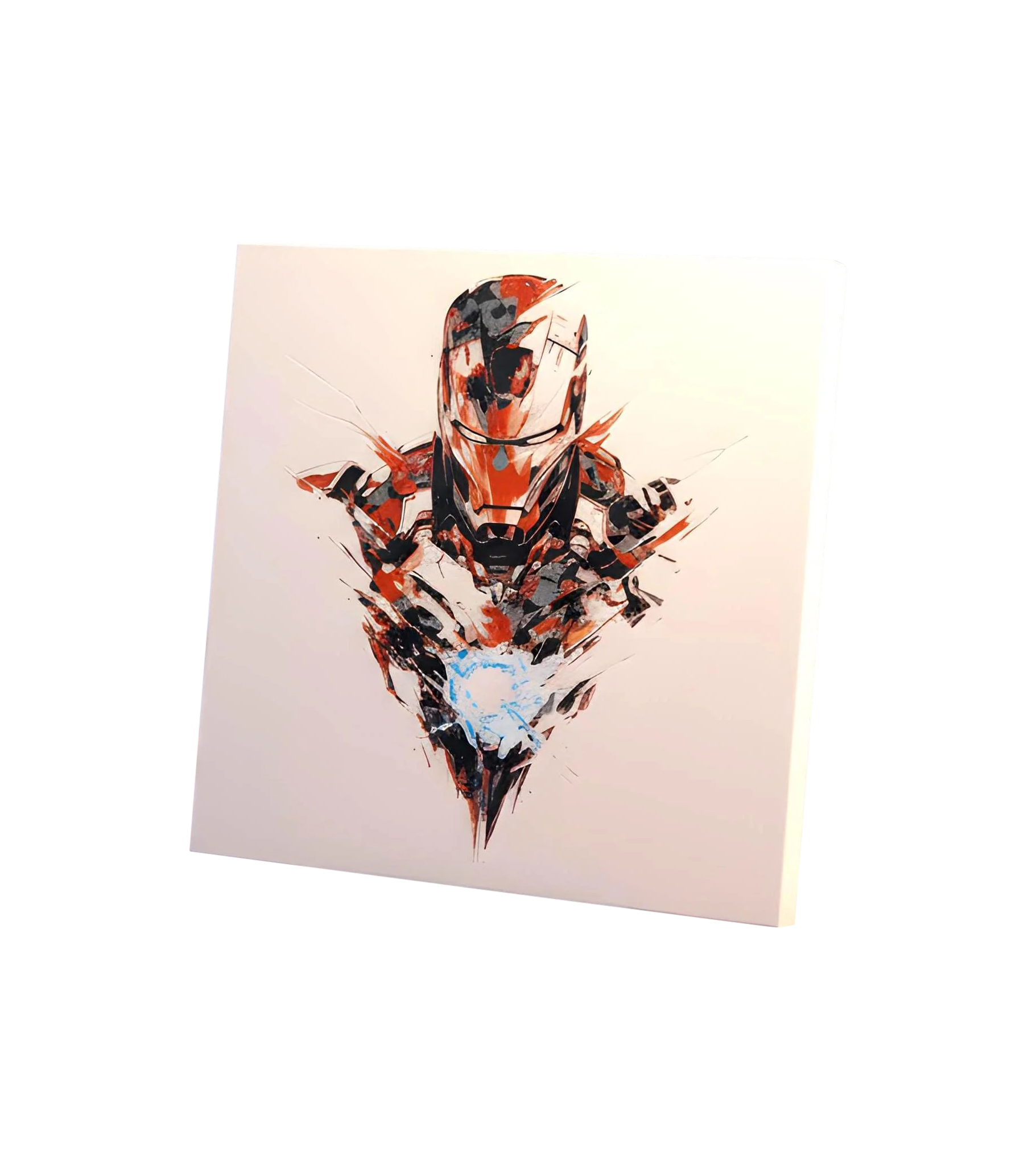 Iron Man – 3D Printed Filament Painting | Multicolor 3D Wall Art