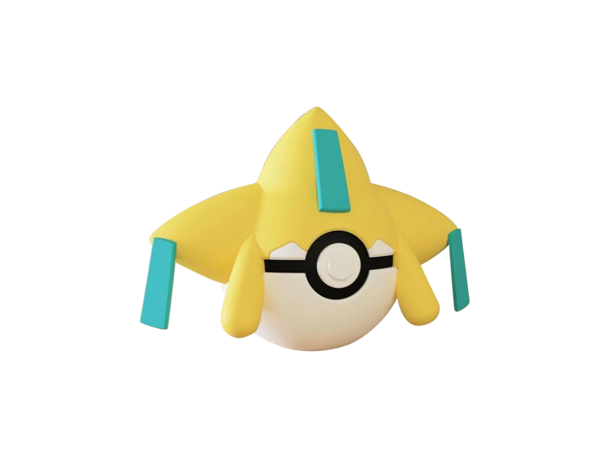 Jirachi #0385 Pokémon | 3D Printed N3D Poké Balls with Clicking Button