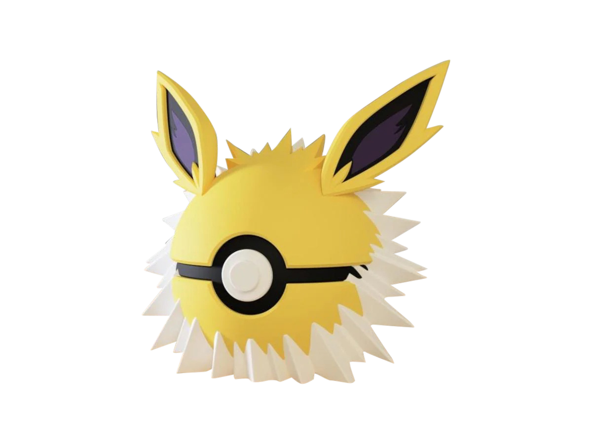 Jolteon #0135 Pokémon | 3D Printed N3D Poké Balls with Clicking Button