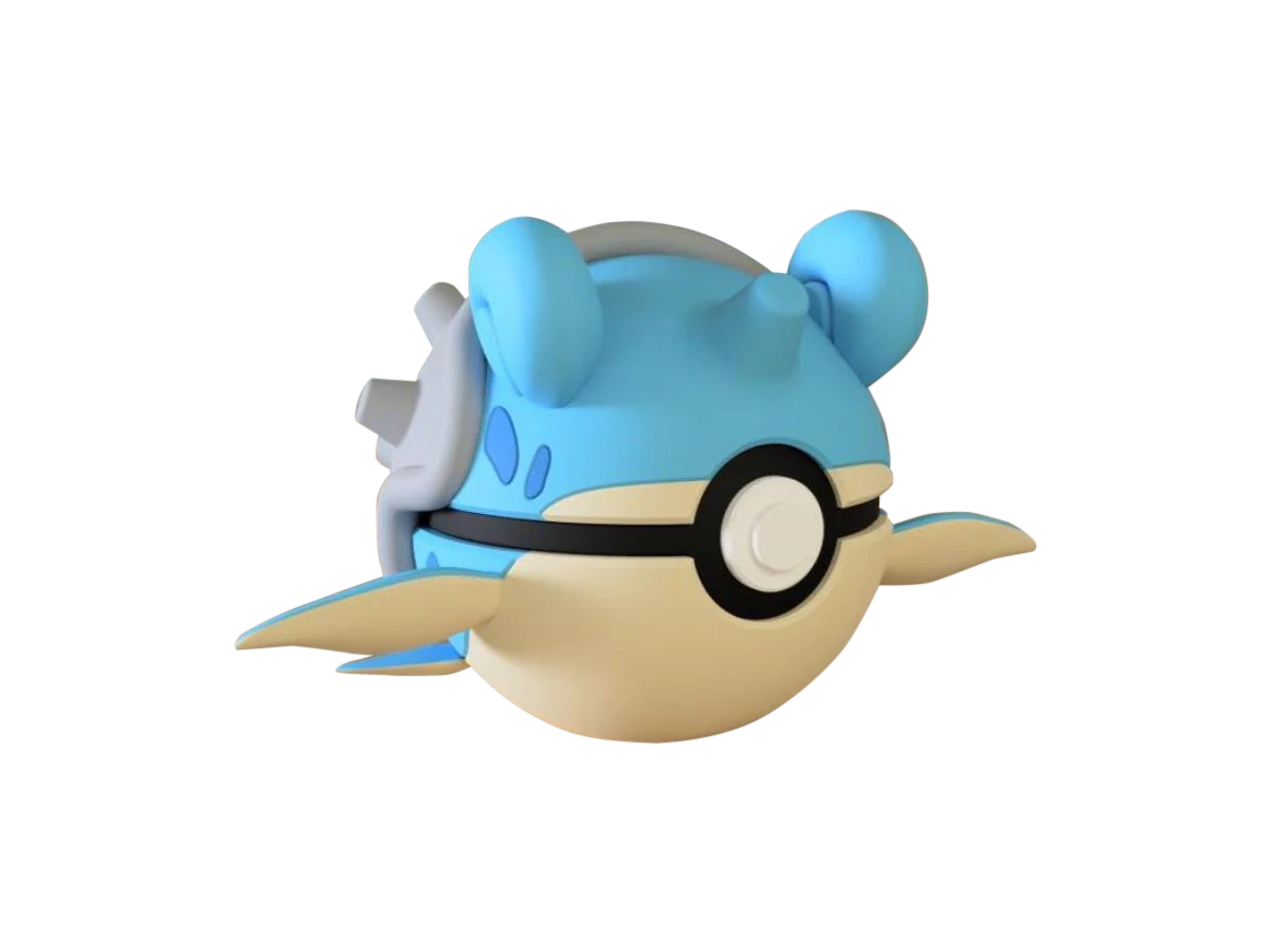 Lapris #0131 Pokémon | 3D Printed N3D Poké Balls with Clicking Button