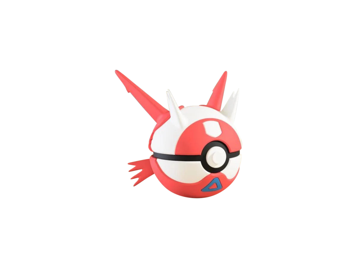 Latias #0380 Pokémon | 3D Printed N3D Poké Balls with Clicking Button