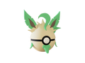 Leafeon #0470 Pokémon | 3D Printed N3D Poké Balls with Clicking Button