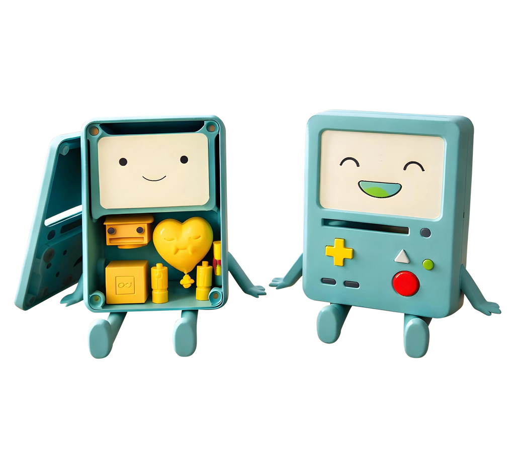 Lifesize BMO Interactive Display Figure – Magnetic Faces, 3D Printed With BMO Internals
