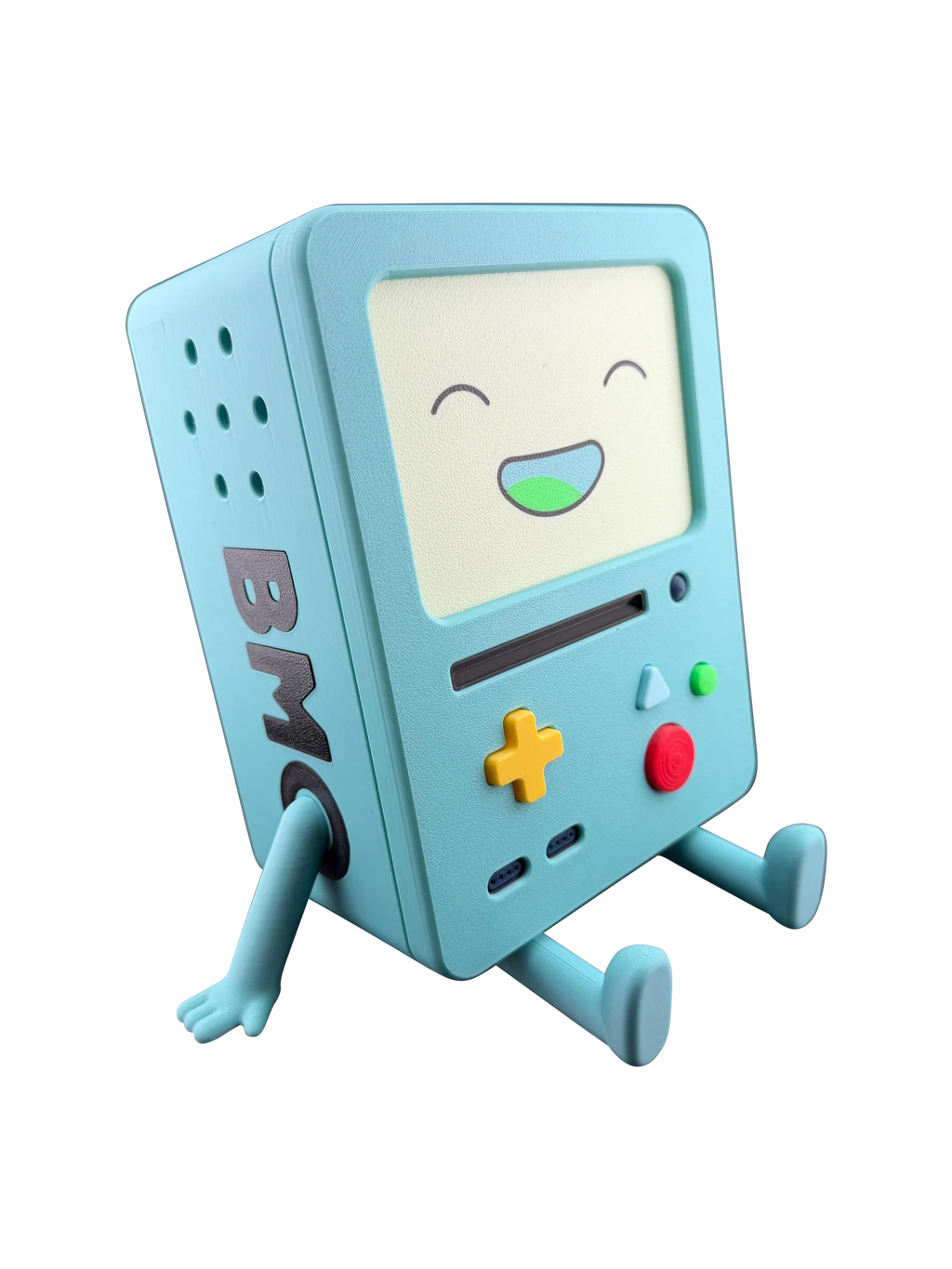 Lifesize BMO Interactive Display Figure – Magnetic Faces, 3D Printed With BMO Internals