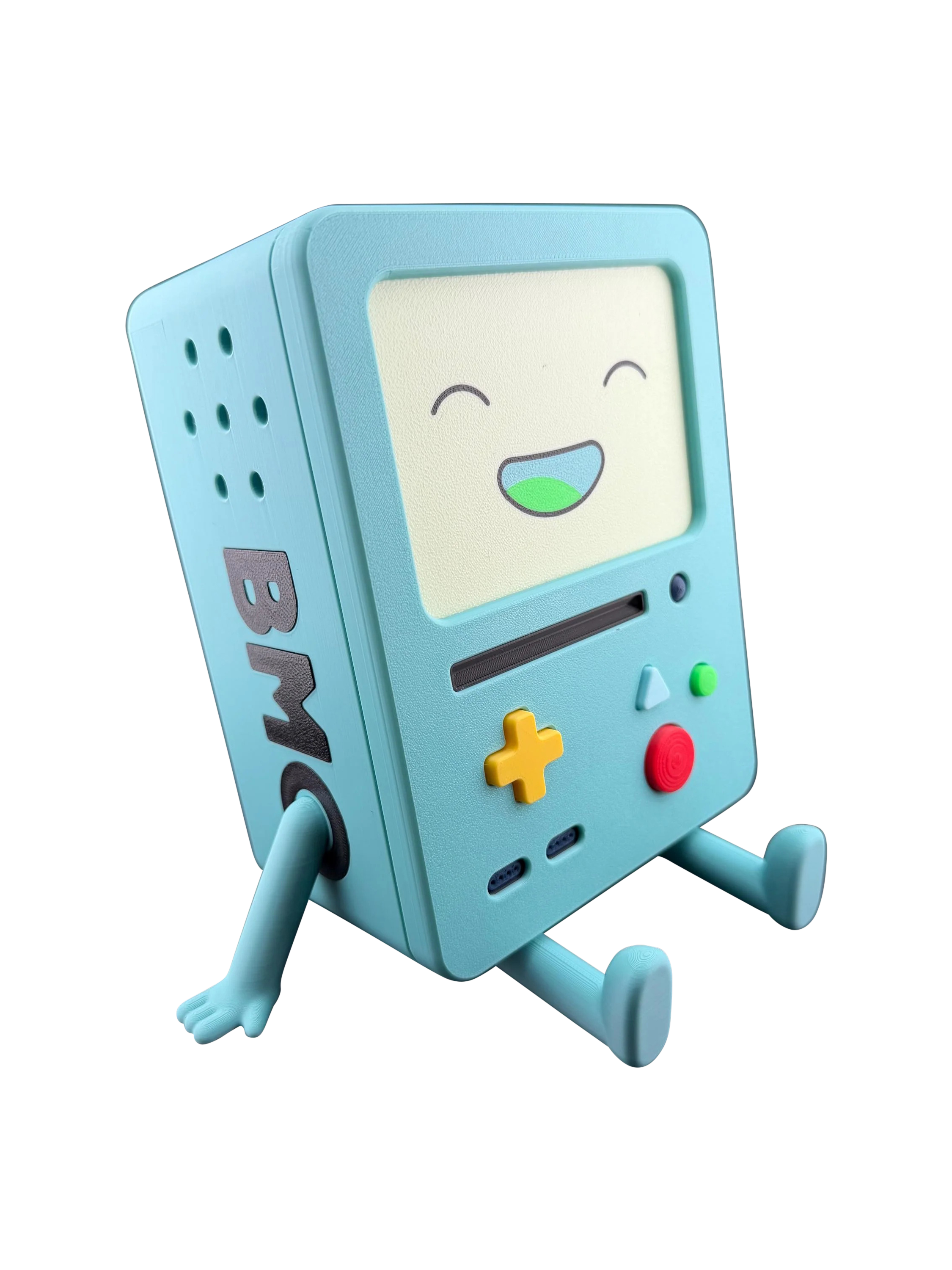 Lifesize BMO Interactive Display Figure – Magnetic Faces, 3D Printed With BMO Internals