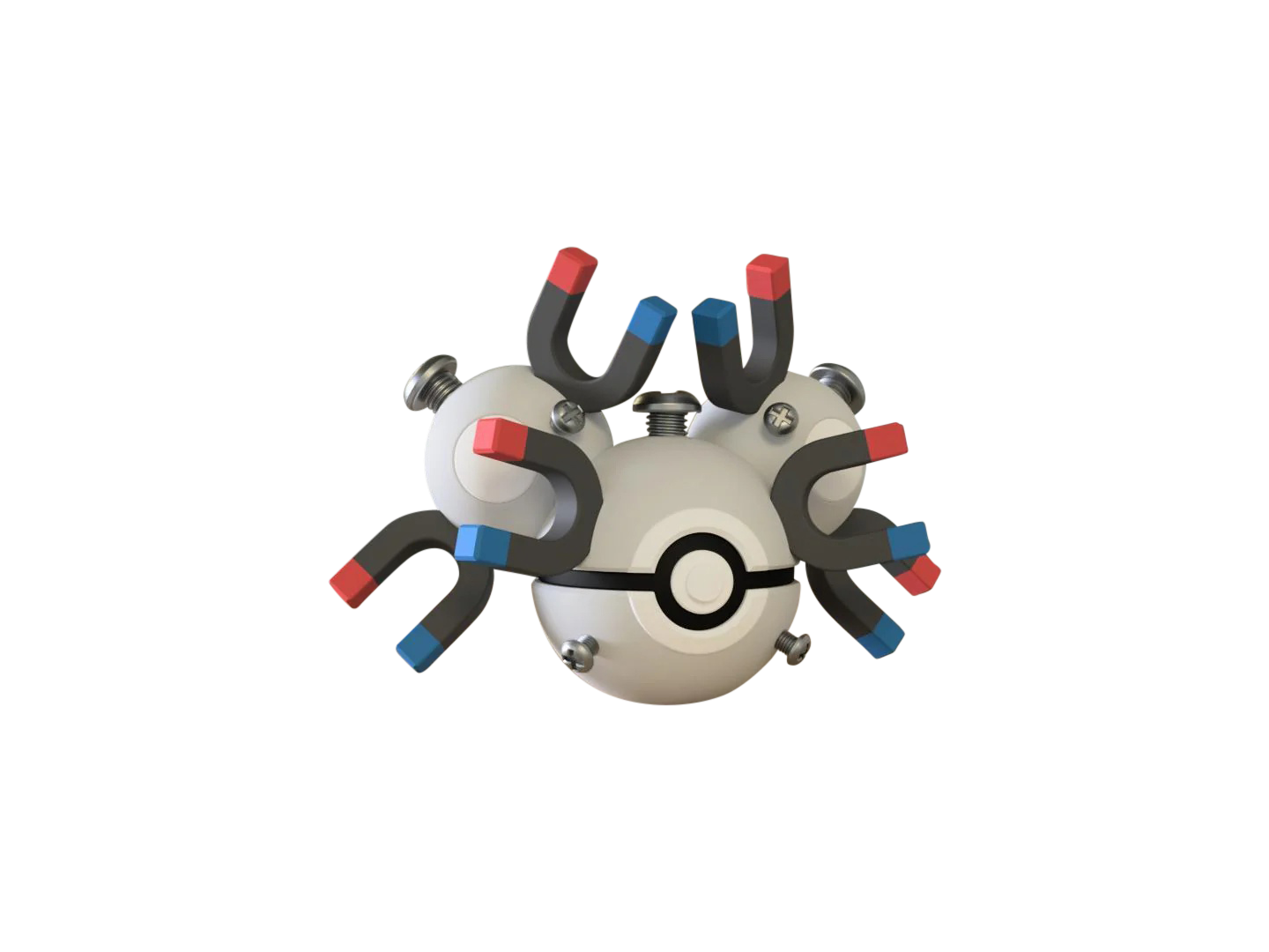Magneton #0082 Pokémon | 3D Printed N3D Poké Balls with Clicking Button