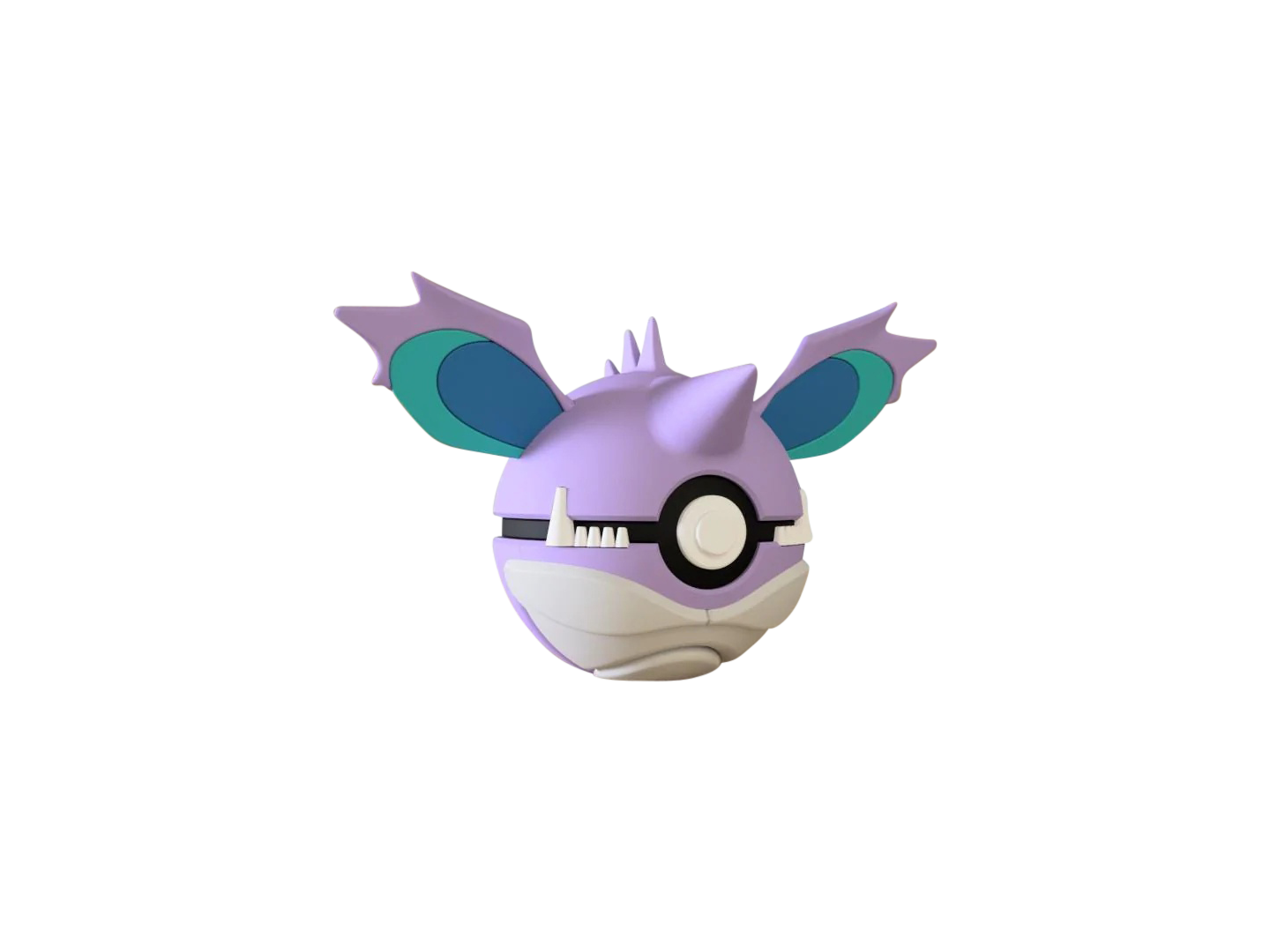 Nidoking #0034 Pokémon | 3D Printed N3D Poké Balls with Clicking Button