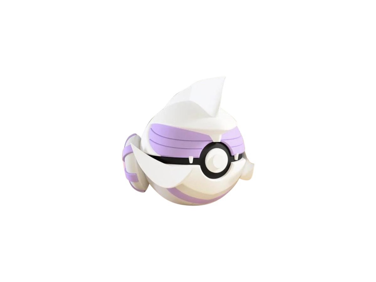 Palkia #0484 Pokémon | 3D Printed N3D Poké Balls with Clicking Button