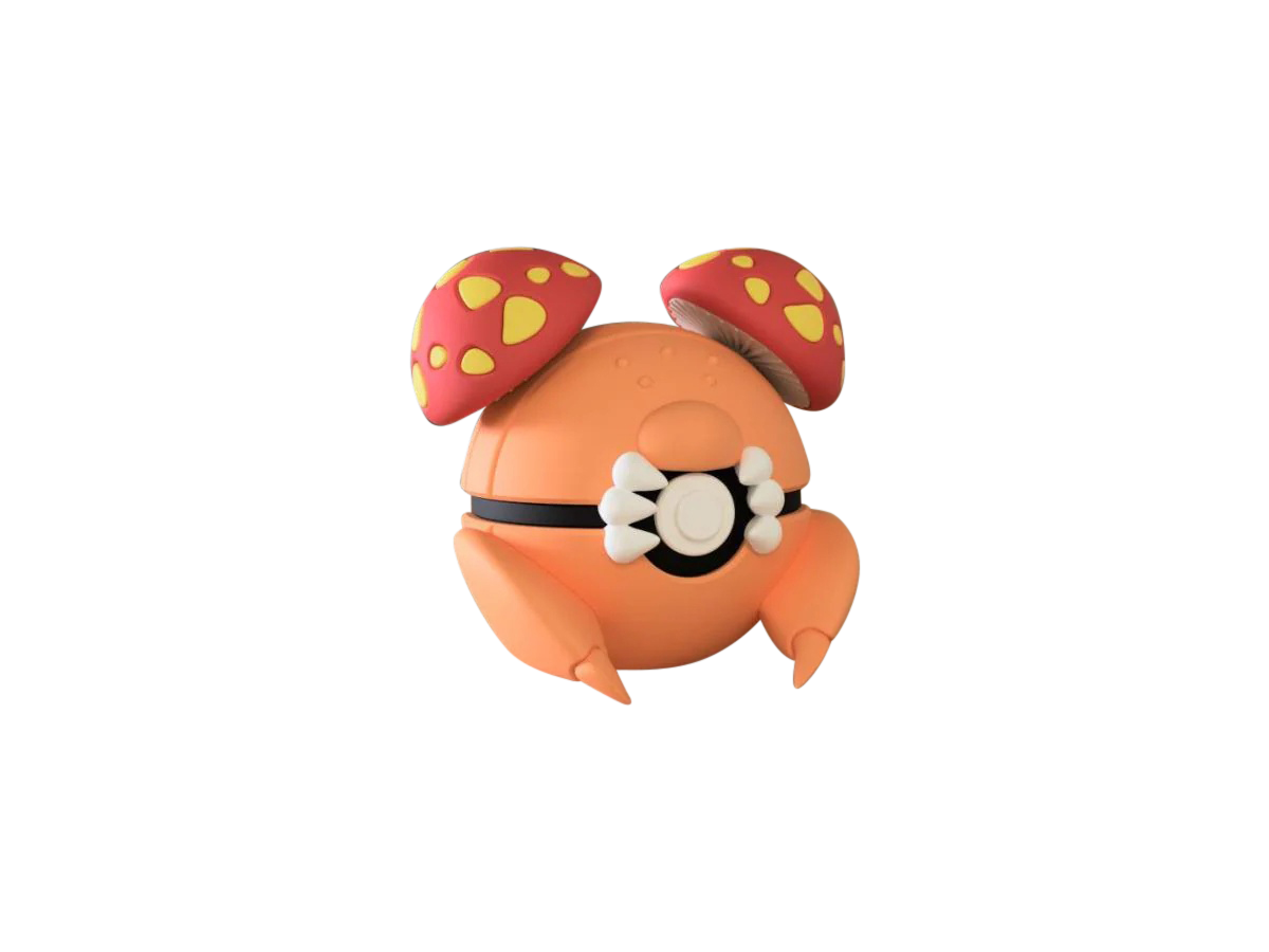 Paras #0046 Pokémon | 3D Printed N3D Poké Balls with Clicking Button