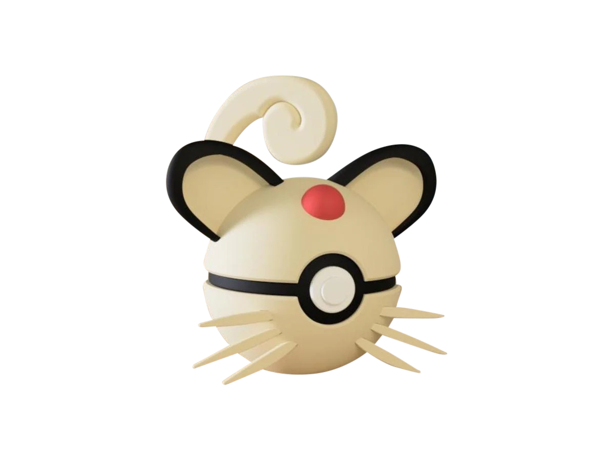 Persian #0053 Pokémon | 3D Printed N3D Poké Balls with Clicking Button