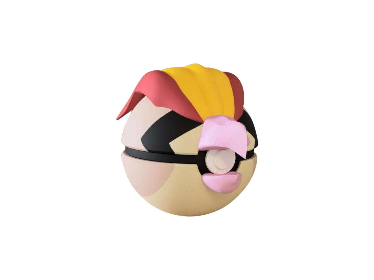 Pidgeot #0018 Pokémon | 3D Printed N3D Poké Balls with Clicking Button