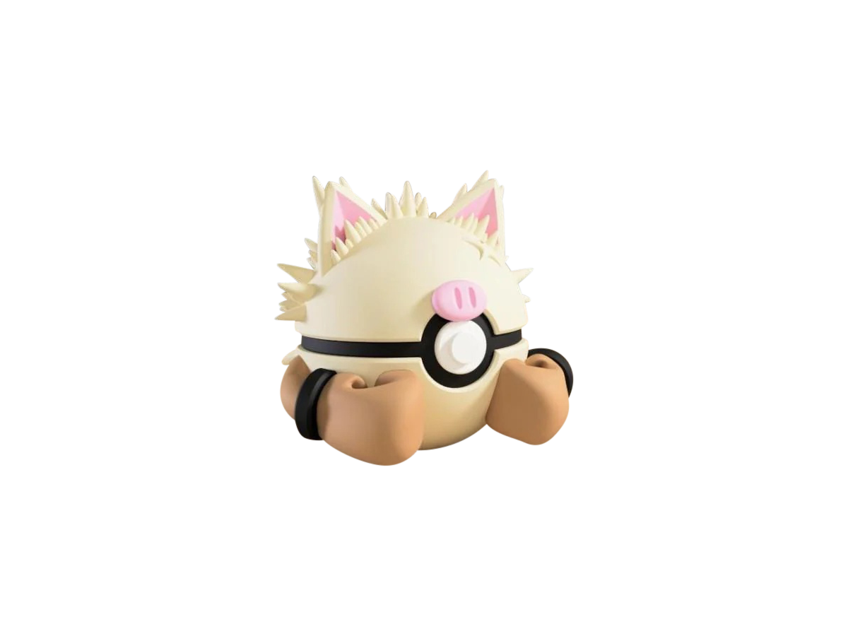 Primeape #0057 Pokémon | 3D Printed N3D Poké Balls with Clicking Button