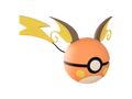 Raichu #0026 Pokémon | 3D Printed N3D Poké Balls with Clicking Button