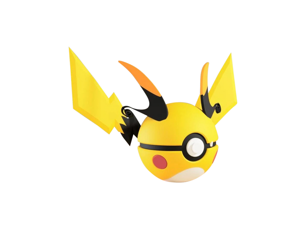 Raichu #0026 Pokémon | 3D Printed N3D Poké Balls with Clicking Button