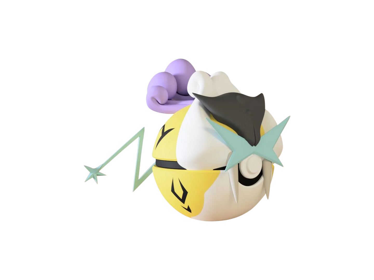Raikou #0243 Pokémon | 3D Printed N3D Poké Balls with Clicking Button