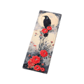 Raven and Roses 3D Printed Bookmark | Gothic Filament Art Bookmark | Elegant & Durable