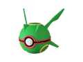 Rayquaza #0384 Pokémon | 3D Printed N3D Poké Balls with Clicking Button