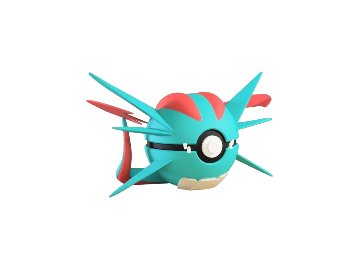 Salamence #0373 Pokémon | 3D Printed N3D Poké Balls with Clicking Button