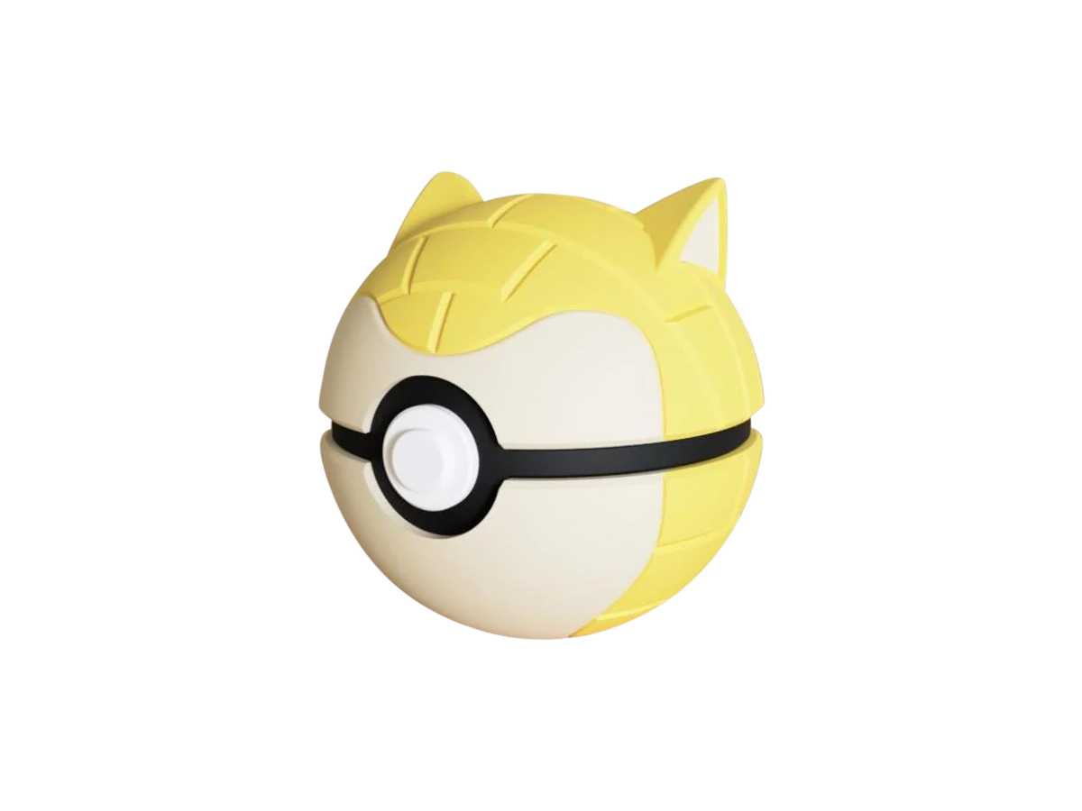 Sandshrew #0027 Pokémon | 3D Printed N3D Poké Balls with Clicking Button