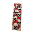 Skulls N Roses 3D Printed Bookmark | Gothic Filament Art Bookmark | Lightweight & Durable