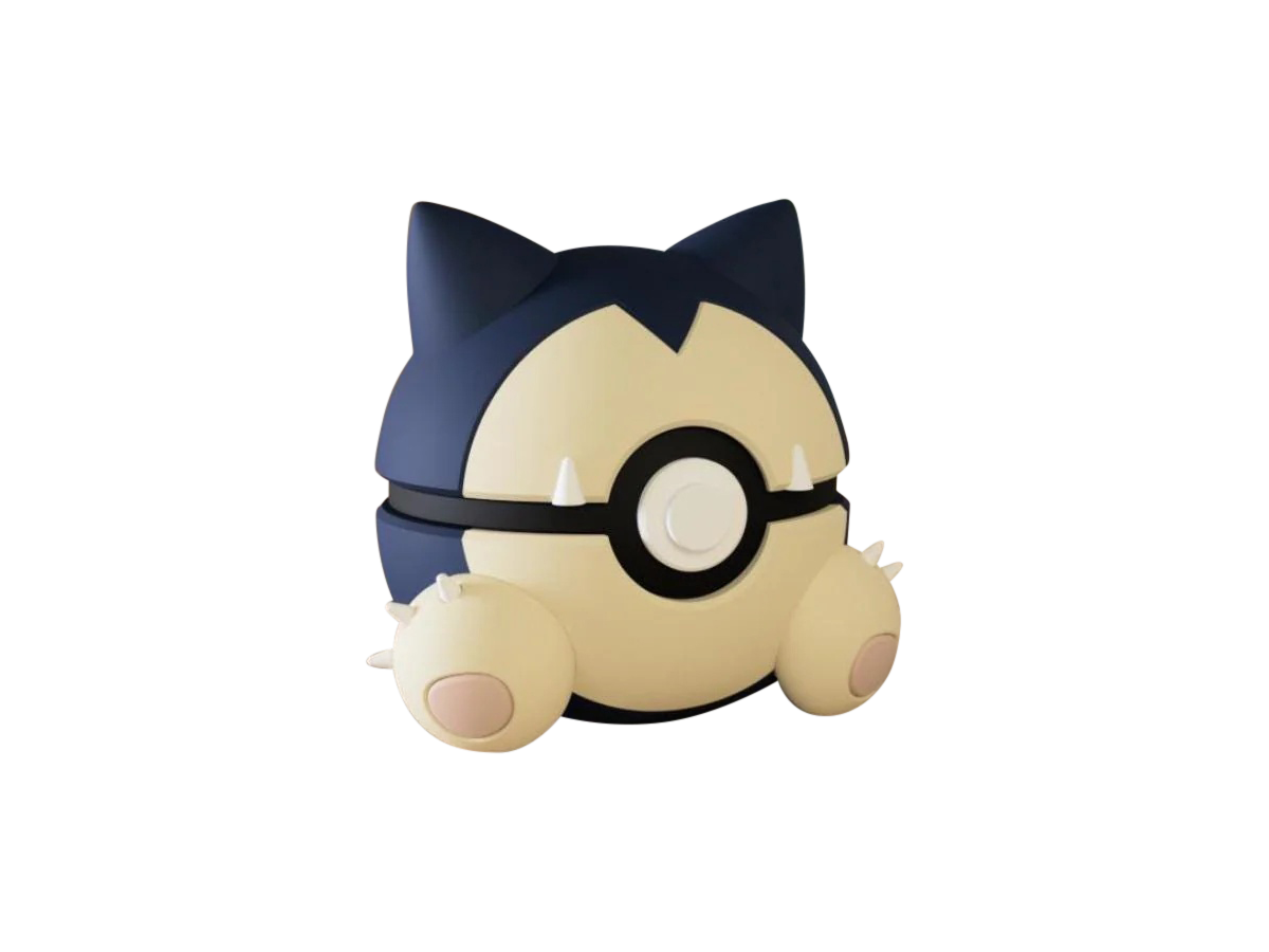 Snorlax #0143 Pokémon | 3D Printed N3D Poké Balls with Clicking Button