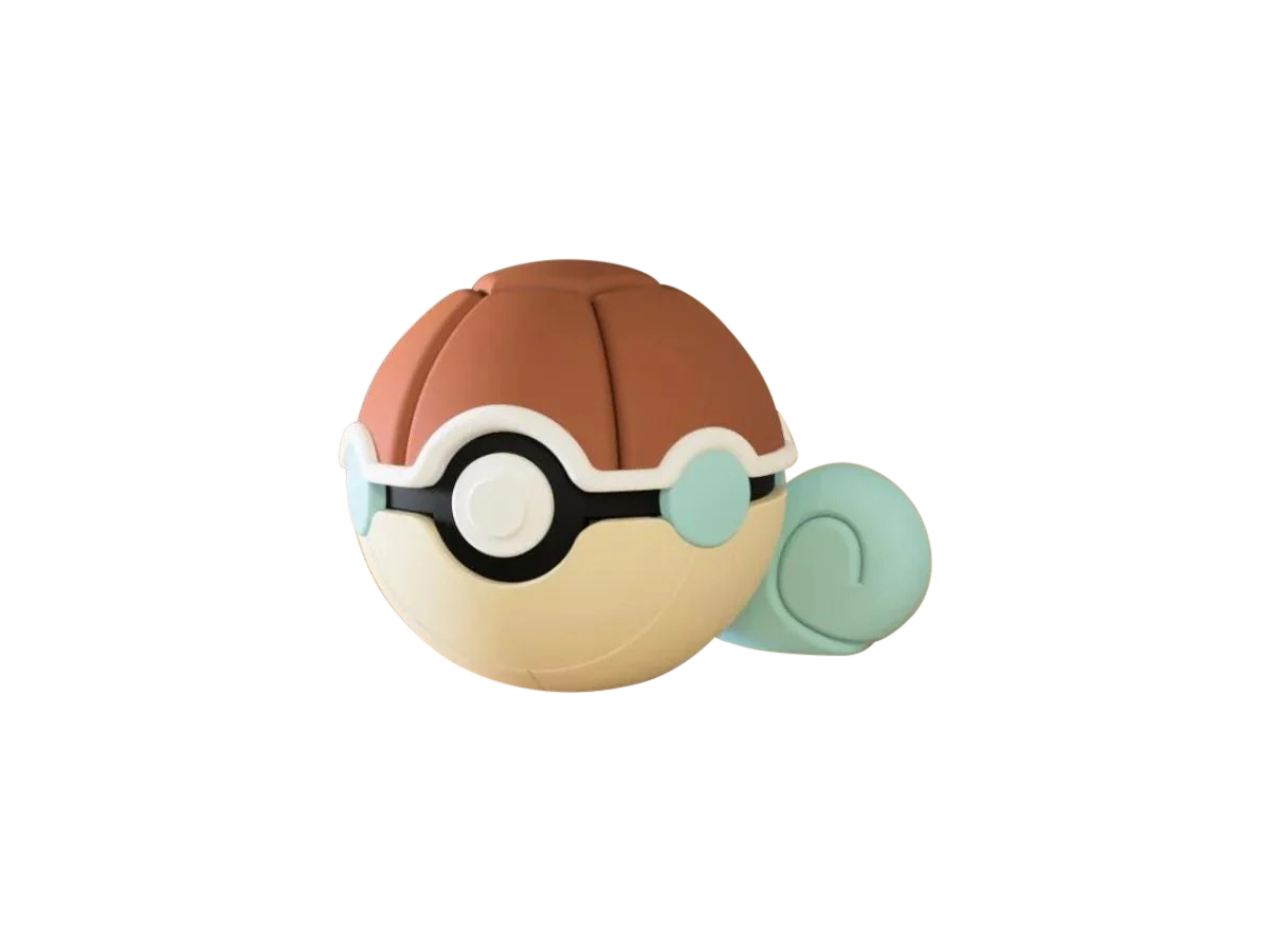 Squirtle #0007 Pokémon | 3D Printed N3D Poké Balls with Clicking Button