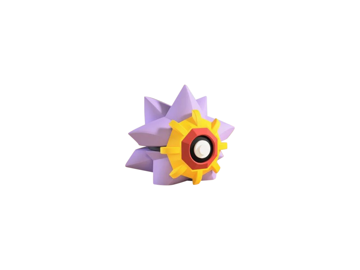 Starmie #0121 Pokémon | 3D Printed N3D Poké Balls with Clicking Button