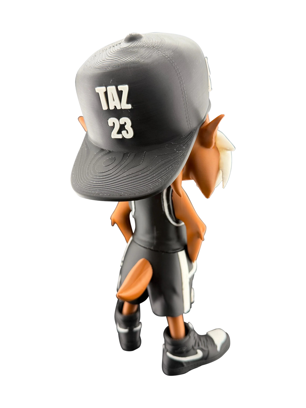 Taz Tasmanian Devil Inspired Basketball Statue | Urban Street Style Fan Art | 12 Inch 3D Printed Display Figure