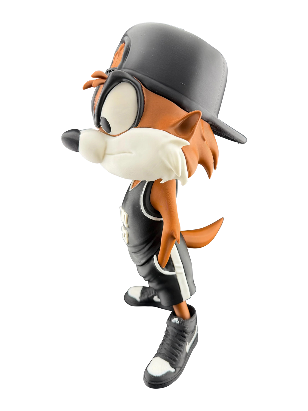 Taz Tasmanian Devil Inspired Basketball Statue | Urban Street Style Fan Art | 12 Inch 3D Printed Display Figure