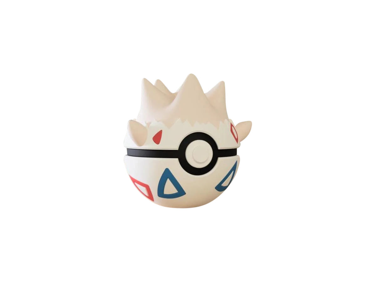 Togepi #0175 Pokémon | 3D Printed N3D Poké Balls with Clicking Button